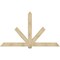 Ekena Millwork Kennewick Rough Sawn Timber Gable Bracket, Douglas Fir, 96"W x 56"H x 6"D x 6"F, 14/12 Pitch GBW096X56X0606KEN00RDF - alternate 1